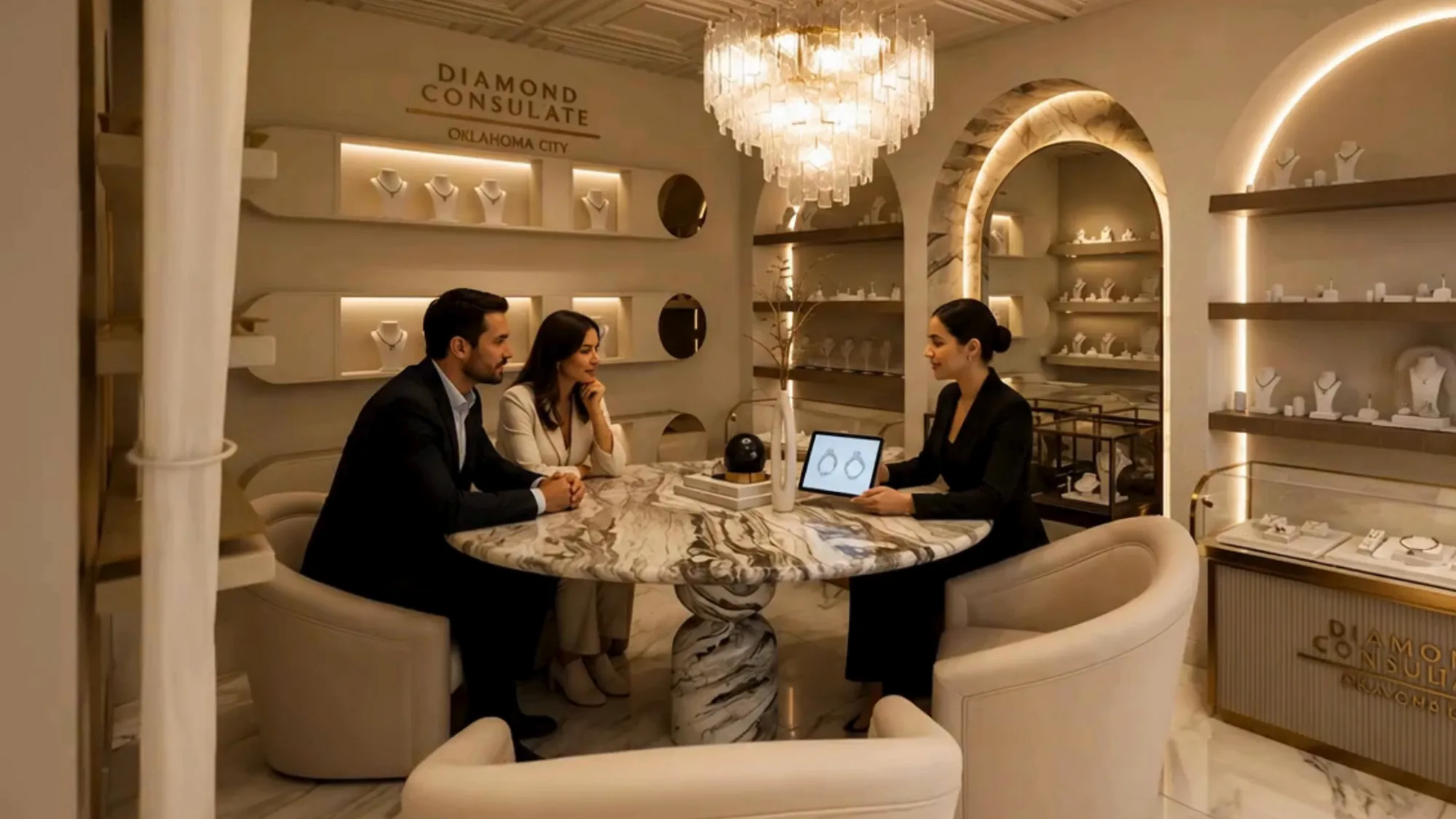 Diamond Consulate private jewelry studio serving the Oklahoma City metro